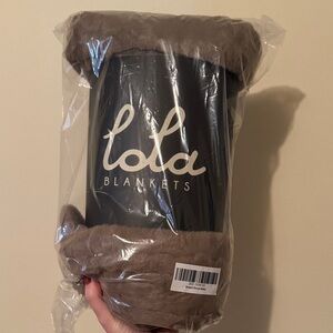 Lola Tan Faux Fur Blanket